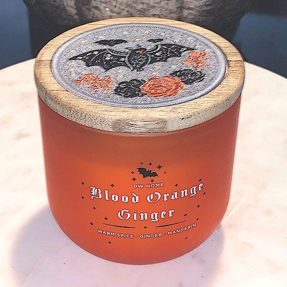 DW HOME CANDLE BLOOD ORANGE GINGER  2 WICK NEW BAT SPICE - Picture 5 of 6